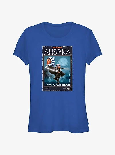 Star Wars Ahsoka Jedi Warrior VHS Girls T-Shirt