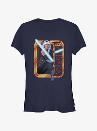 Star Wars Ahsoka Saber Badge Girls T-Shirt