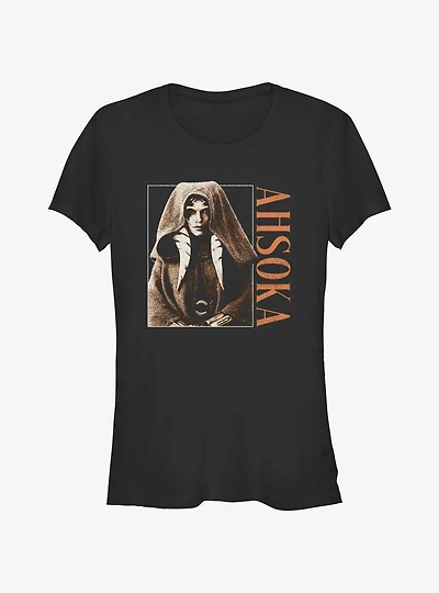 Star Wars Ahsoka Cloaked Jedi Girls T-Shirt Hot Topic Web Exclusive