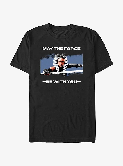 Star Wars Ahsoka May The Force Be With You Portrait T-Shirt