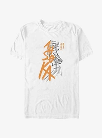 Star Wars Ahsoka Brush Strokes Portrait T-Shirt
