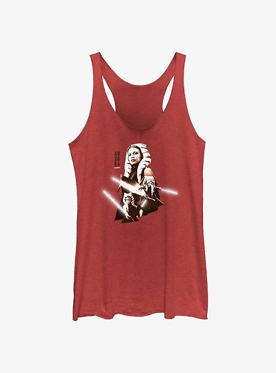 Star Wars Ahsoka Hero Portrait Girls Tank