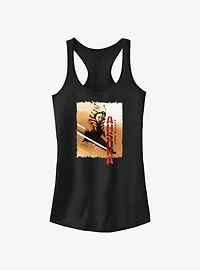Star Wars Ahsoka Warm Tonal Swoosh Girls Tank