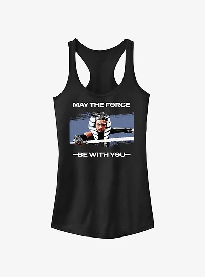 Star Wars Ahsoka May The Force Be With You Portrait Girls Tank