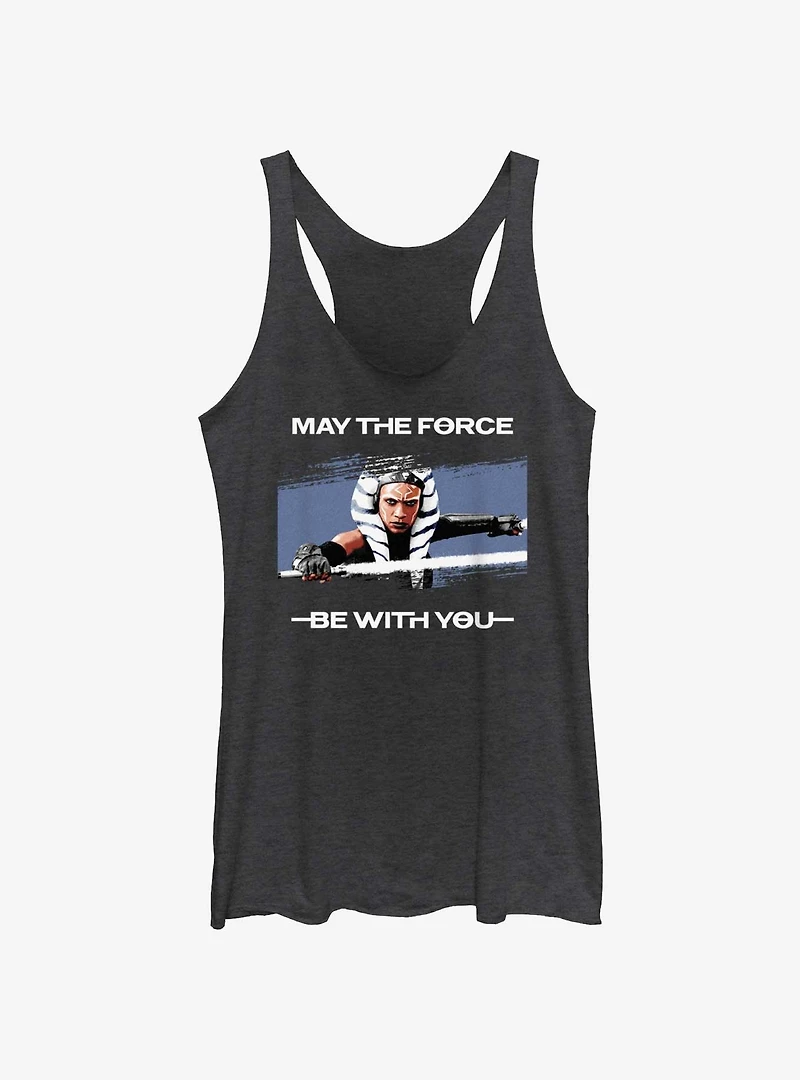 Star Wars Ahsoka May The Force Be With You Portrait Girls Tank