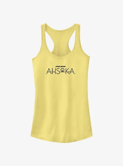 Star Wars Ahsoka Dark Logo Girls Tank