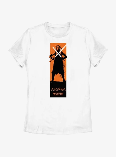 Star Wars Ahsoka Force Block Womens T-Shirt