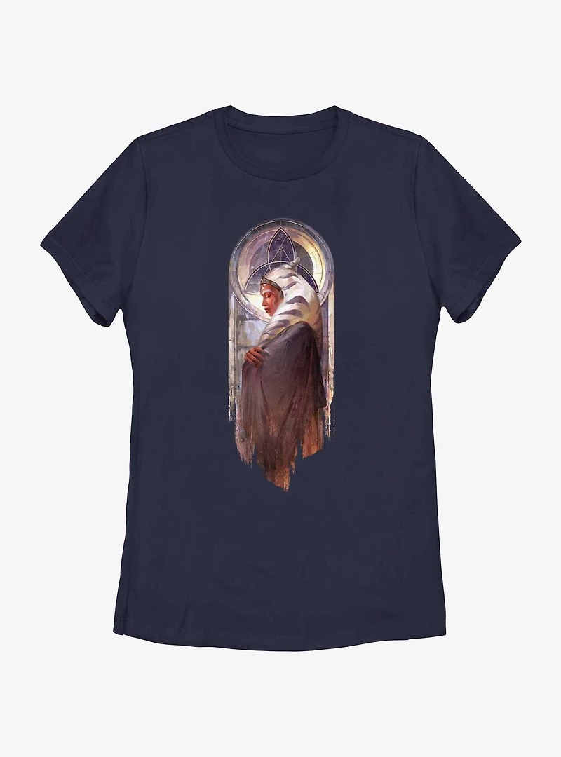 Star Wars Ahsoka Monastic Painting Womens T-Shirt