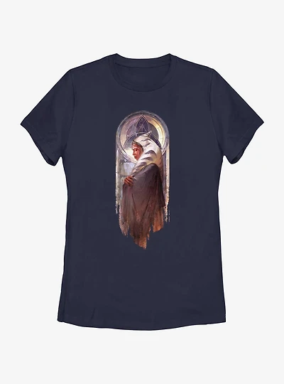 Star Wars Ahsoka Monastic Painting Womens T-Shirt