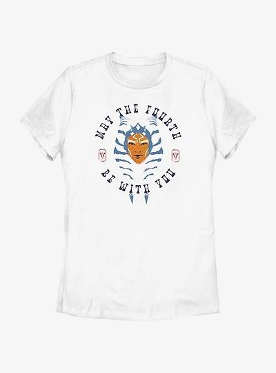 Star Wars Ahsoka May The Fourth Be With You Womens T-Shirt