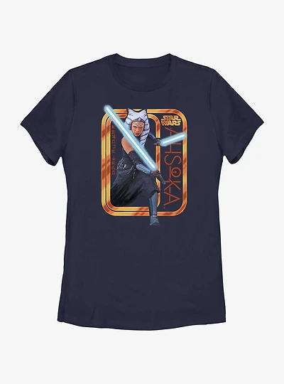 Star Wars Ahsoka Saber Badge Womens T-Shirt