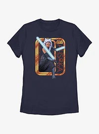 Star Wars Ahsoka Saber Badge Womens T-Shirt