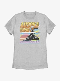 Star Wars Ahsoka Jedi Retro Warrior Womens T-Shirt