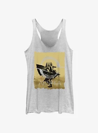 Star Wars Ahsoka Circular Saber Womens Tank Top