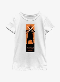 Star Wars Ahsoka Force Block Youth Girls T-Shirt