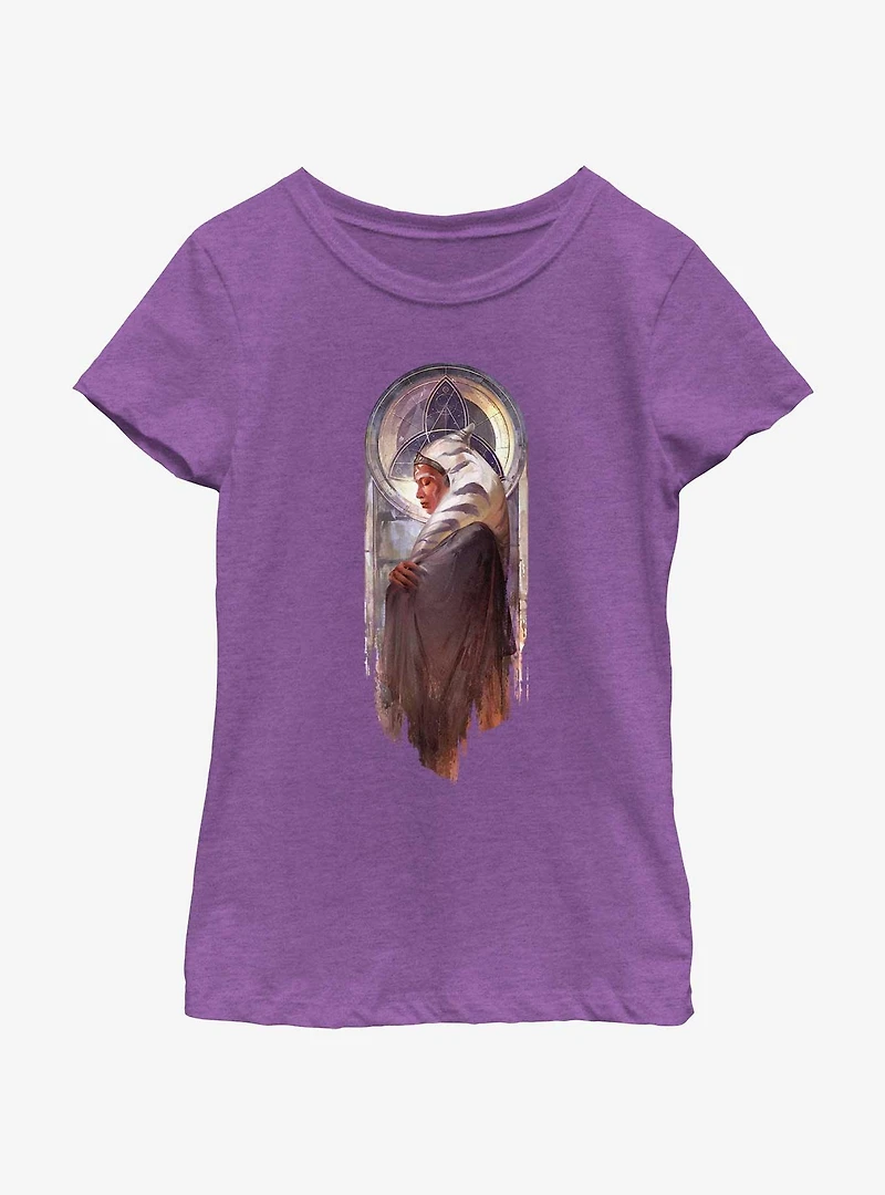 Star Wars Ahsoka Monastic Painting Youth Girls T-Shirt