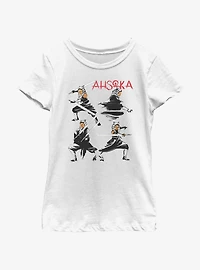 Star Wars Ahsoka Jedi Strike Youth Girls T-Shirt