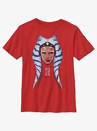 Star Wars Ahsoka Montral Portrait Youth T-Shirt