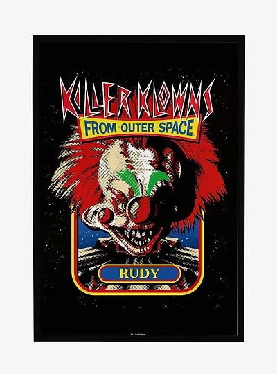 Killer Klowns From Outer Space Rudy Framed Poster
