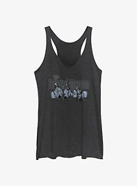 Disney Haunted Mansion Hitchhiking Ghosts Logo Womens Tank Top
