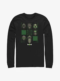 Call Of Duty Tactical Faces Long Sleeve T-Shirt