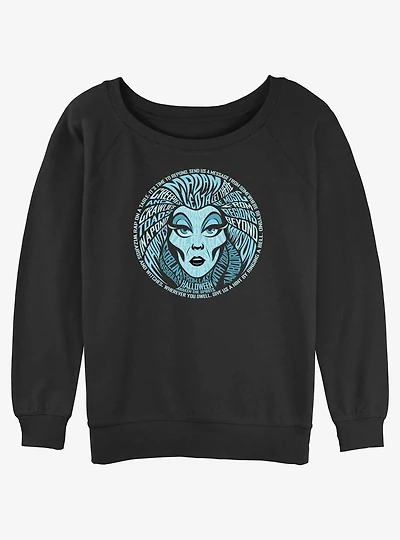 Disney Haunted Mansion Madam Leota Womens Slouchy Sweatshirt