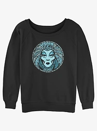 Disney Haunted Mansion Madam Leota Womens Slouchy Sweatshirt