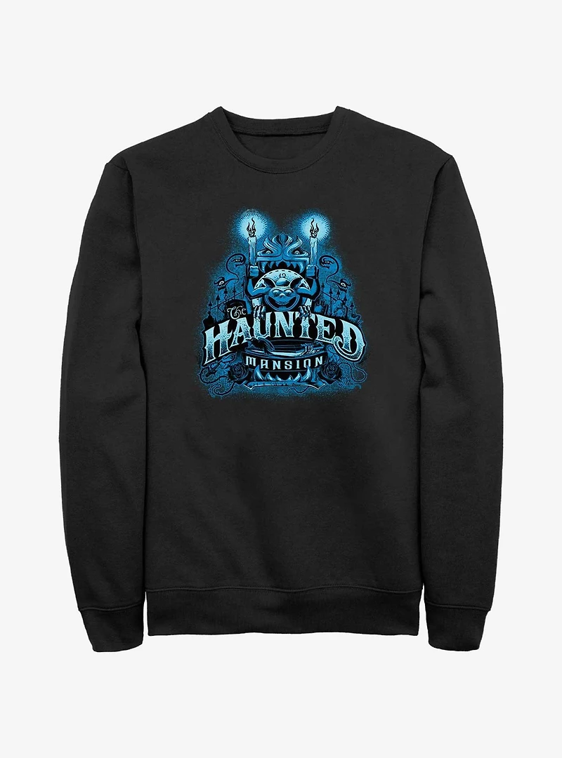 Disney Haunted Mansion Gargoyle Candles Sweatshirt