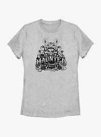 Disney Haunted Mansion Gargoyle Candles Womens T-Shirt