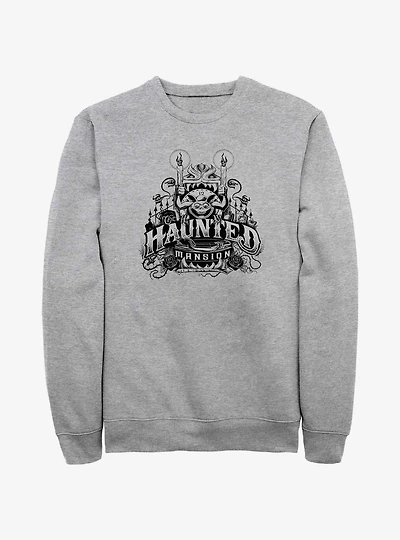 Disney Haunted Mansion Gargoyle Candles Sweatshirt