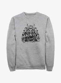 Disney Haunted Mansion Gargoyle Candles Sweatshirt