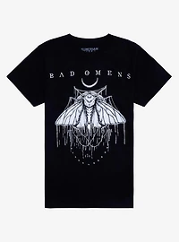 Bad Omens Moth Boyfriend Fit Girls T-Shirt