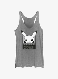 Pokemon Pikachu Face #025 Girls Tank