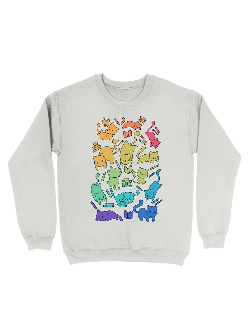 Cats and Books Sweatshirt