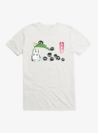 Studio Ghibli My Neighbor Totoro Soot Spirtes Follow Me T-Shirt