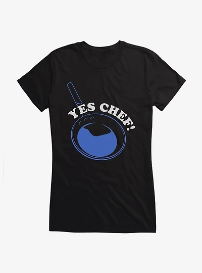 Yes Chef! Pan Flip Girls T-Shirt