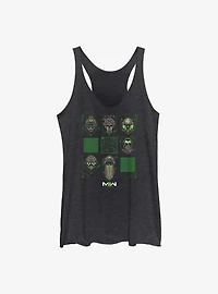 Call Of Duty Tactical Faces Girls Raw Edge Tank