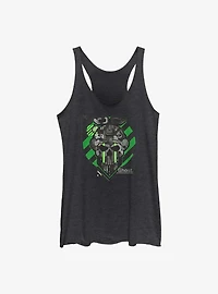 Call Of Duty Camo Ghost Girls Raw Edge Tank
