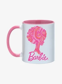 Barbie Retro Swirl Silhouette Mug
