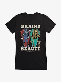 Monster High Brains And Beauty Ghoulia And Cleo Girls T-Shirt