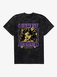 Monster High If You've Got It Haunt It Clawdeen Mineral Wash T-Shirt