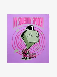 Invader Zim Squeedily Spooch Throw Blanket