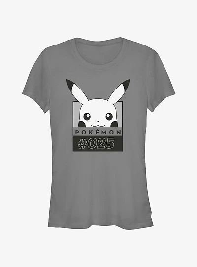 Pokemon Pikachu Face #025 Girls T-Shirt