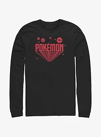 Pokemon Retro Logo Long-Sleeve T-Shirt