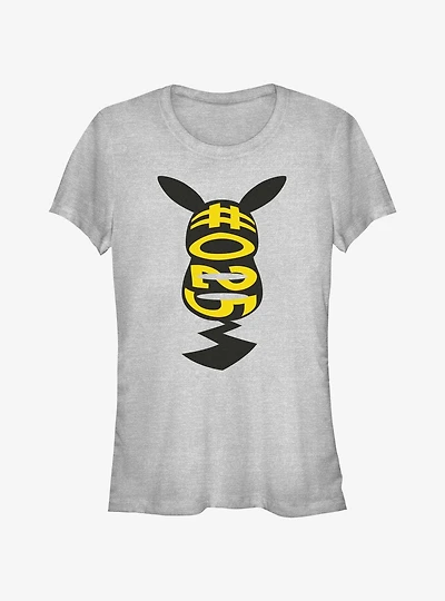 Pokemon #025 Pikachu Girls T-Shirt