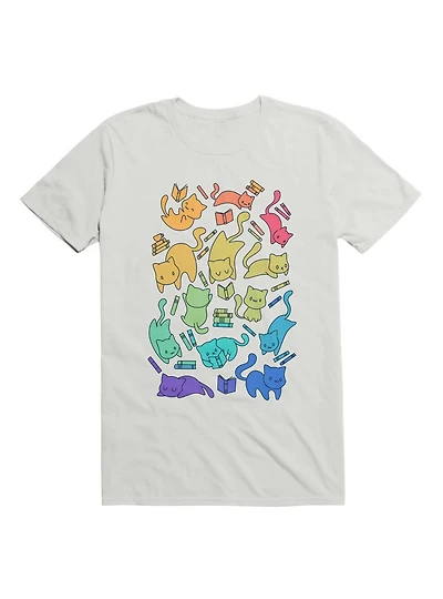 Cats and Books T-Shirt