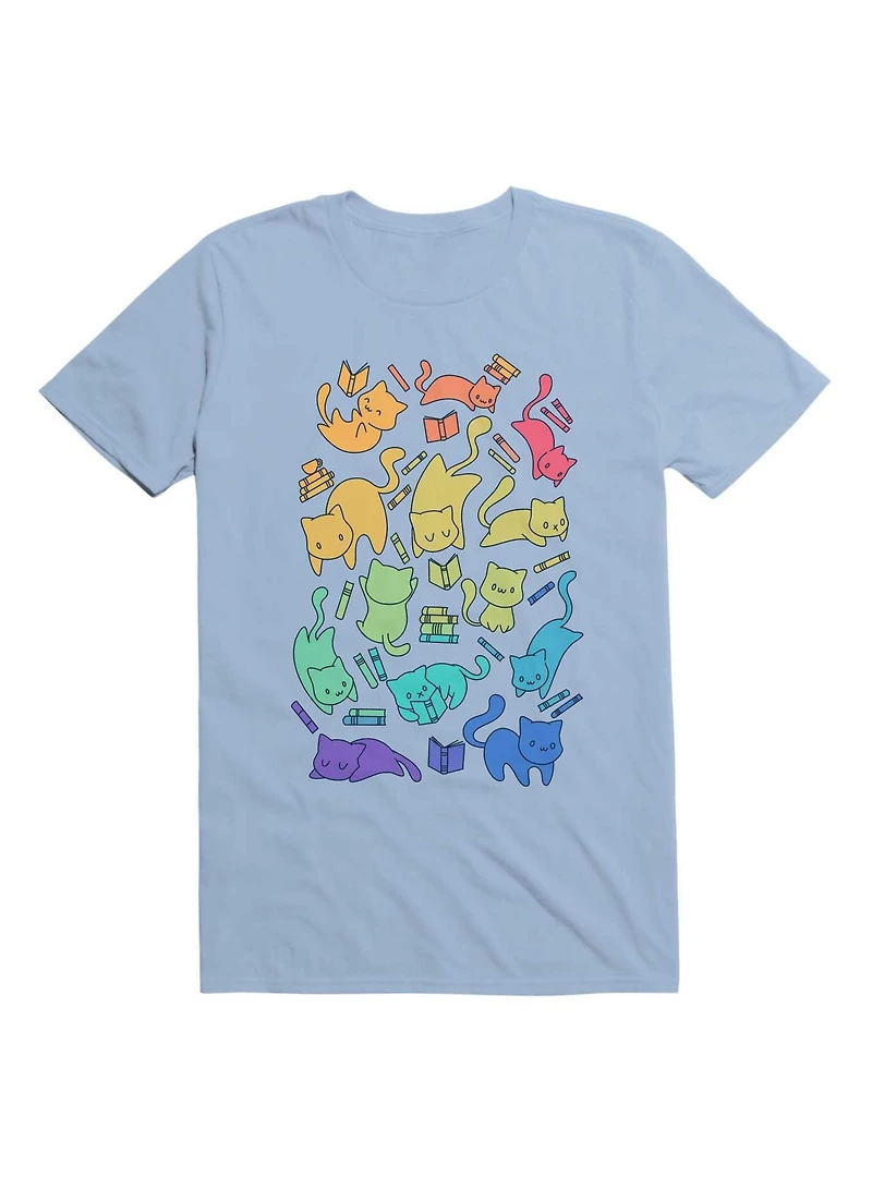 Cats and Books T-Shirt