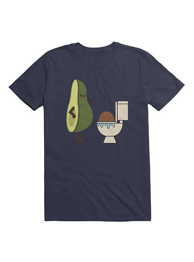 Clogged Avocado Toilet T-Shirt