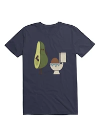 Clogged Avocado Toilet T-Shirt