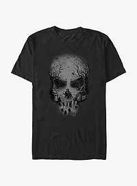 Disney Haunted Mansion Skull Graveyard Ghosts Extra Soft T-Shirt